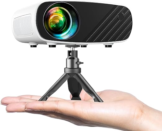 8000L Portable Projector with Tripod