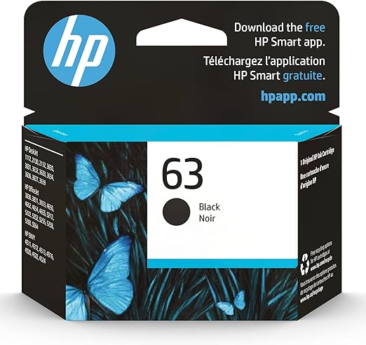 HP 63 Black Ink Cartridge